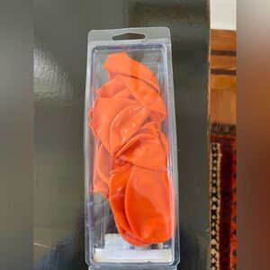 Pawz dog boots in orange